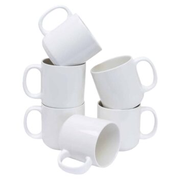 Set 6 cesti Design Italian Alba 350 ml, Portelan