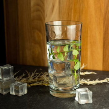 Set 6 pahare apa, Pop, 245 ml, Transparent