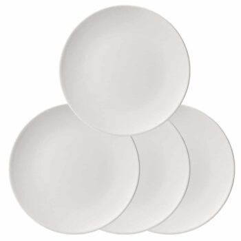 Gustă Eleganța: Set 4 farfurii desert 20 cm Alb Mat Gustă Eleganța: Set 4 farfurii desert 20 cm Alb Mat