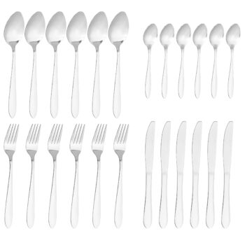 Set tacamuri din inox , 24 piese , Grunberg GR132
