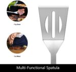 Set ustensile din inox, pentru gratar, 9 piese, Grunberg UG9PS