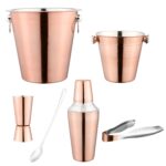 Set pentru cocktail, din inox, 6 piese, Grunberg GR2433 (aramiu)
