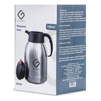 Cana termos, cu capac, 1500 ml, Grunberg GR428