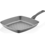 Gratar din aluminiu, cu invelis antiaderent, 26x26 cm, Papilla TGA26