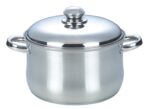 Cratita din inox cu capac din inox , 26 cm , 7.50 l, Grunberg GR1926
