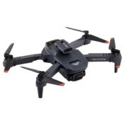 JJRC H106 Cameră 4K Dronă RC pliabilă pentru evitarea obstacolelor Cameră dublă Trei baterii - Negru