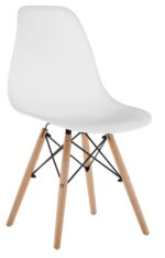 Scaun Grunberg,L54 x W46.5 x H82 cm, Bucatarie sau living,QZY1001 Alb