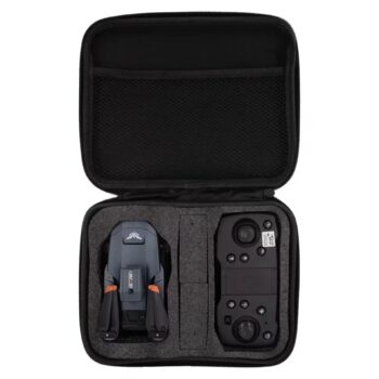 JJRC H106 Cameră 4K Dronă RC pliabilă pentru evitarea obstacolelor Cameră dublă Trei baterii - Negru