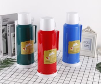 Termos din plastic cu interior din sticla, 1.80l, Grunberg T4844 (diverse culori)