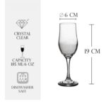 Pahar cu picior din sticla de 185 ml, Cesiro