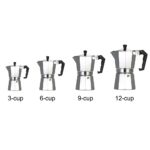 Espressor pentru aragaz, din aluminiu , capacitate 3 cesti , Grunberg GR493