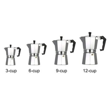 Espressor pentru aragaz, din aluminiu , capacitate 3 cesti , Grunberg GR493