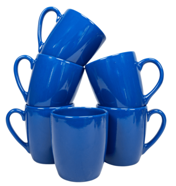 Set 6 cani pentru casa familiei tale, 400 ml, Albastru Regal Set 6 cani pentru casa familiei tale, 400 ml, Albastru Regal