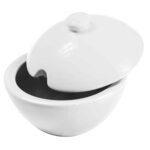 Set 6 cutii depozitare zahar, 200 ml, Alb Arctic