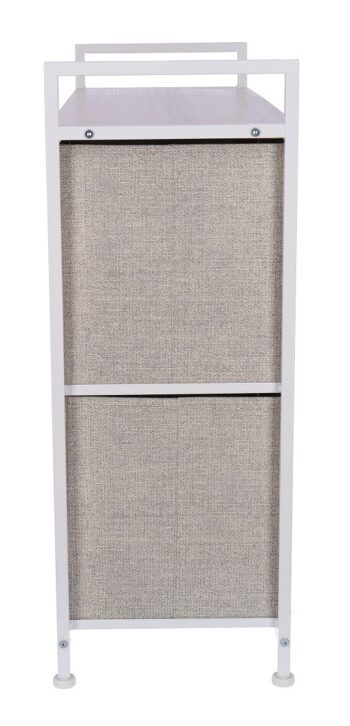 Comoda cu 5 sertare , 83 x 29 x 77 cm , Grunberg TB72 (crem)