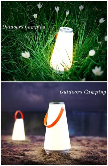 Lampa touch, lumina calda, incarcare prin USB, 22 x 11 x 6.5 cm, LB8082