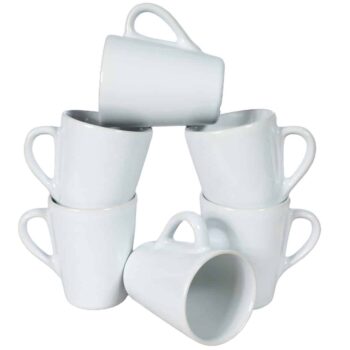Set 6 cani de 220 ml, Alb Arctic Set 6 cani de 220 ml, Alb Arctic