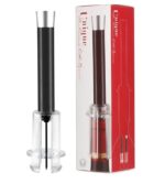 Tirbuson pentru sticla cu vin, portabil, desfacator cu pompa de aer, fara baterii, Grunberg DVCP01AC