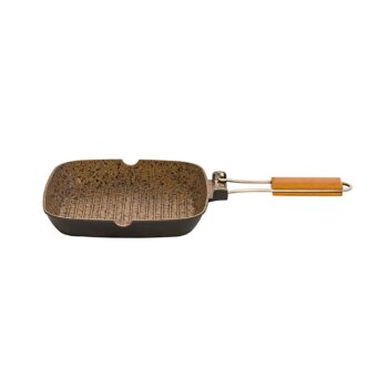 Gratar aluminiu , cu capac , 24x24 cm , Grunberg GR4824