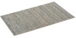 Covor dreptunghiular, din bambus si cauciuc, 50 x 120 cm, Grunberg BM027/GRI