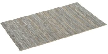 Covor dreptunghiular, din bambus si cauciuc, 50 x 120 cm, Grunberg BM027/GRI