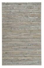Covor dreptunghiular, din bambus si cauciuc, 50 x 120 cm, Grunberg BM027/GRI