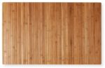 Covor dreptunghiular, din bambus si cauciuc, 50 x 80 cm, Grunberg BM026/NATUR