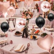 Set de baloane decorative casă, MOMSIV,  80 buc