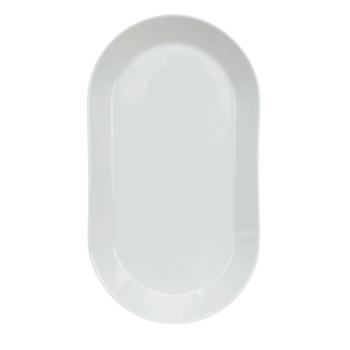 Platou Portelan Alb 38 x 21 x 4 cm