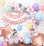 Set de baloane decorative casă, MOMSIV,  80 buc