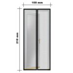 Perdea tip plasa anti-insecte, cu magneti , Grunberg MN002