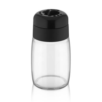 Recipient 240 ml, din sticla, cu capac din plastic, Qlux C00271