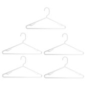 Set 5 umerase pentru haine, din plastic, 40.50 x 20 x 0.80 cm, Grunberg HG-010