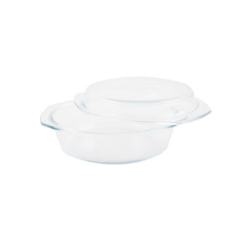 Vas yena Borosilicata 3l, cu capac, OVAL GR394