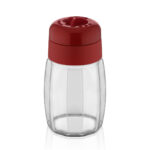 Recipient 100 ml, din sticla, cu capac din plastic, Qlux C00283