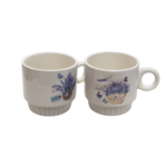Set 4 cești model lavandă