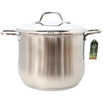 Oala inox cu capac , 28 cm , 13 l , Grunberg GR3128