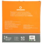 Set tacamuri din inox , 24 piese , Grunberg GR132
