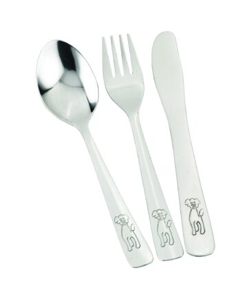 Set tacamuri , 3 piese , din inox , pentru copii , Grunberg GR2960