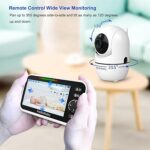 Monitor pentru bebeluși HelloBaby cu 2 camere Baby monitor cucamere și audio Baby monitorcu camera si audio