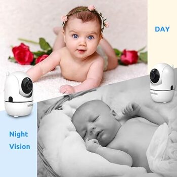Monitor pentru bebeluși HelloBaby cu 2 camere Baby monitor cucamere și audio Baby monitorcu camera si audio Monitor pentru bebeluși HelloBaby cu 2 camere Baby monitor cucamere și audio Baby monitorcu camera si audio