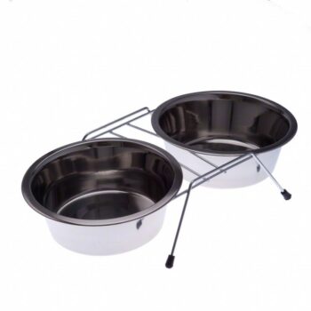 Set 2 castroane din inox , cu suport metalic , 2 x 4700 ml , Grunberg GR2989 Set 2 castroane din inox , cu suport metalic , 2 x 4700 ml , Grunberg GR2989