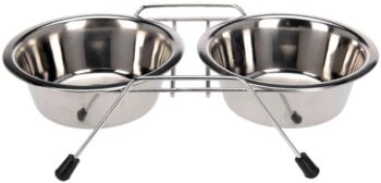 Set 2 castroane din inox , cu suport metalic , 2 x 4700 ml , Grunberg GR2989