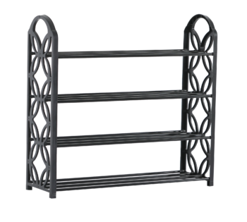 Suport cu 4 rafturi , din metal si plastic , pentru incaltaminte , 62.50 x 21 x 60 cm , Grunberg RF43