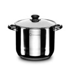 Oala din inox cu capac din sticla , 6.5 l , Grunberg GR2122