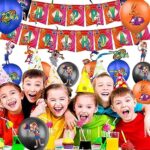 Set decoratiuni petrecere, tematica basketball cu 40 de produse
