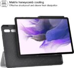 Folie Husă pentru tabletă Galaxy Tab S7 FE de 12,4 inch cu suport pentru stilou S, suport subțire, ușoară