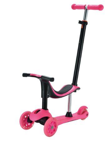 Oferta: Trotineta multifunctionala 3 in 1 , pentru copii , micmax MM09 (roz)