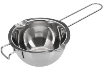 Vas din inox, pentru topit ciocolata sau unt, 400 ml, 14 x 27 cm, Grunberg IGR2559