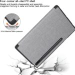 Folie Husă pentru tabletă Galaxy Tab S7 FE de 12,4 inch cu suport pentru stilou S, suport subțire, ușoară
